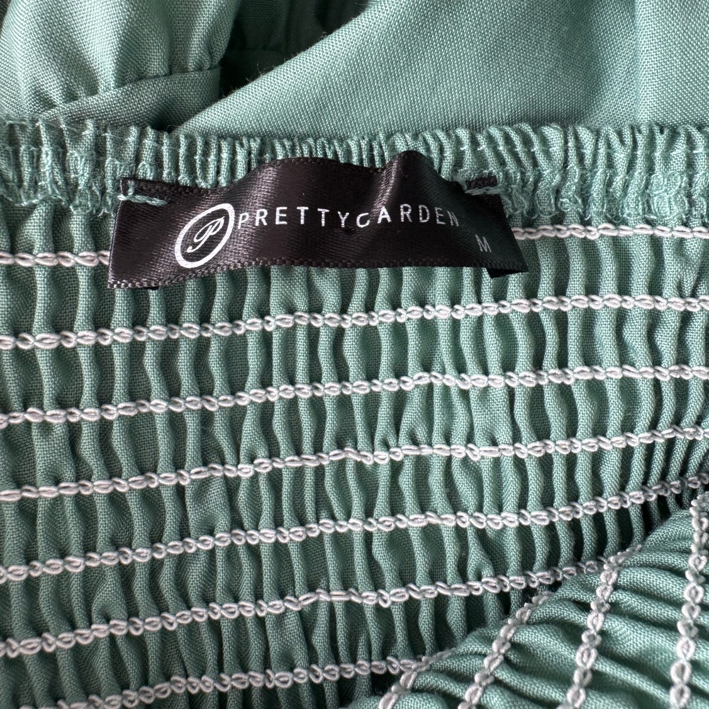 Summer long solid dress color green tube dress Size M - Picture 8 of 10